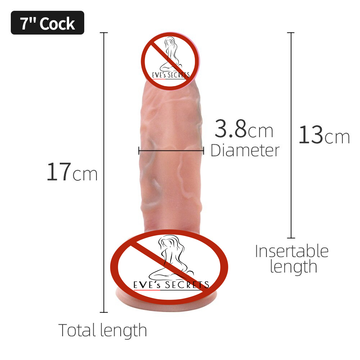 Realistic Dildo Masturbation for Women / Erotic Adult Sex Toy Silicone Dick - EVE's SECRETS